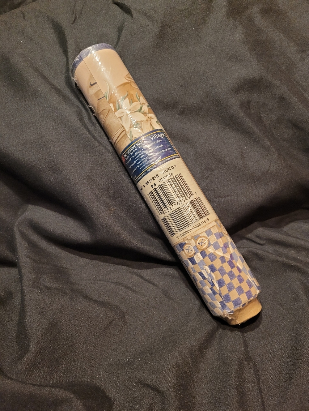 NEW Vintage Village Vinyl Wallpaper Border 5811215 Single Roll Decorative Edge